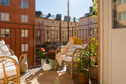 Balkong eller utsiktsbild