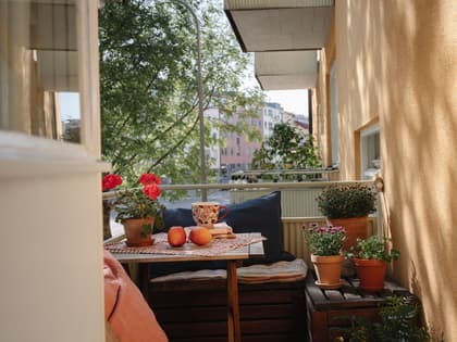 Balkong eller utsiktsbild