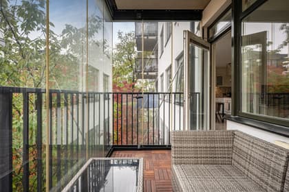 Balkong eller utsiktsbild