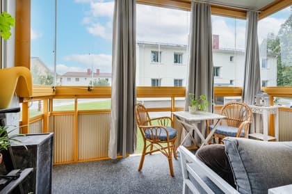 Balkong eller utsiktsbild