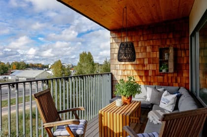 Balkong eller utsiktsbild