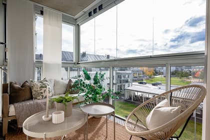 Balkong eller utsiktsbild