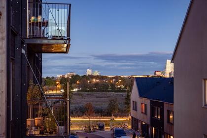 Balkong eller utsiktsbild