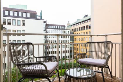 Balkong eller utsiktsbild