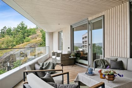 Balkong eller utsiktsbild