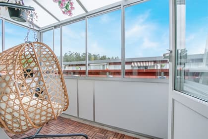 Balkong eller utsiktsbild