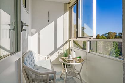 Balkong eller utsiktsbild