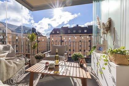 Balkong eller utsiktsbild