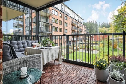 Balkong eller utsiktsbild