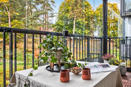 Balkong eller utsiktsbild