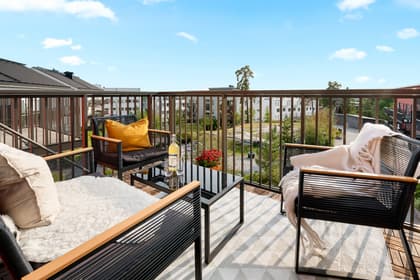 Balkong eller utsiktsbild