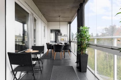 Balkong eller utsiktsbild