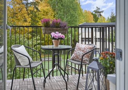 Balkong eller utsiktsbild