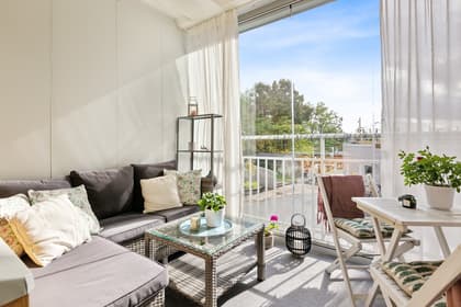 Balkong eller utsiktsbild