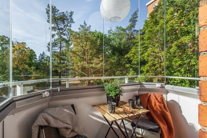 Balkong eller utsiktsbild