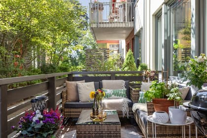 Balkong eller utsiktsbild