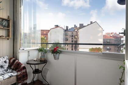 Balkong eller utsiktsbild