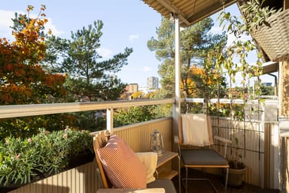 Balkong eller utsiktsbild