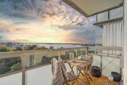 Balkong eller utsiktsbild