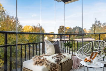 Balkong eller utsiktsbild