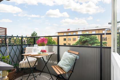 Balkong eller utsiktsbild