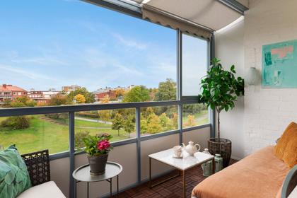 Balkong eller utsiktsbild