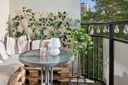 Balkong eller utsiktsbild