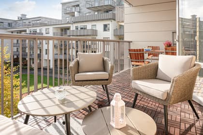 Balkong eller utsiktsbild