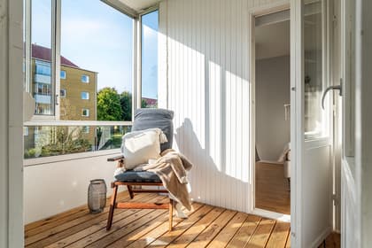 Balkong eller utsiktsbild