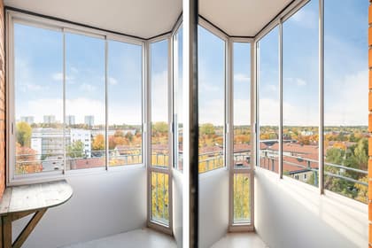 Balkong eller utsiktsbild