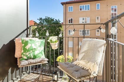 Balkong eller utsiktsbild