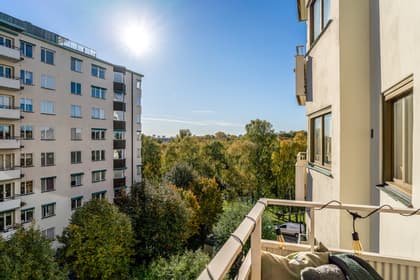 Balkong eller utsiktsbild