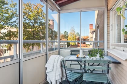 Balkong eller utsiktsbild