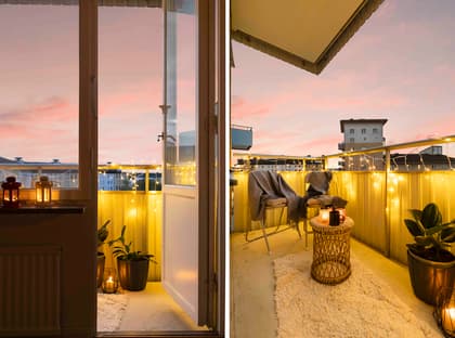 Balkong eller utsiktsbild