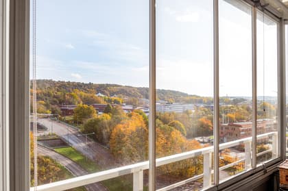 Balkong eller utsiktsbild