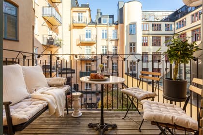 Balkong eller utsiktsbild