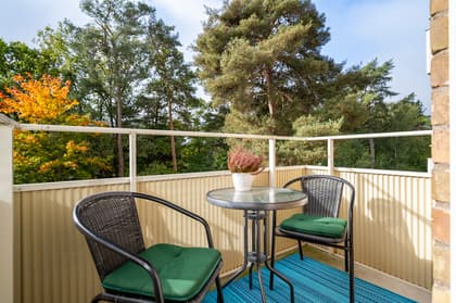 Balkong eller utsiktsbild