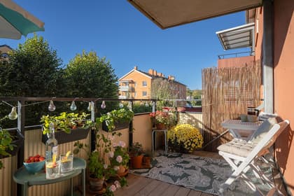 Balkong eller utsiktsbild