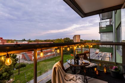 Balkong eller utsiktsbild