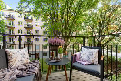 Balkong eller utsiktsbild