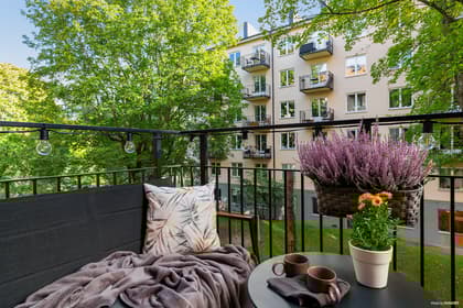 Balkong eller utsiktsbild