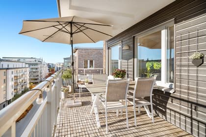 Balkong eller utsiktsbild