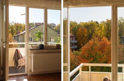 Balkong eller utsiktsbild