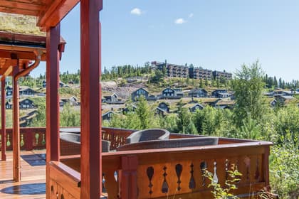 Balkong eller utsiktsbild