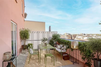 Balkong eller utsiktsbild