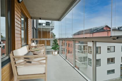 Balkong eller utsiktsbild