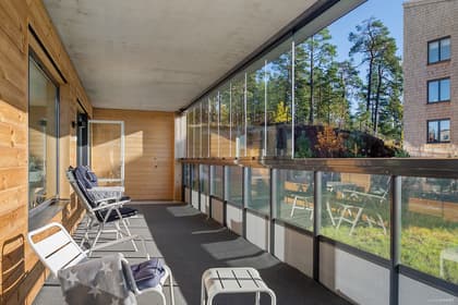 Balkong eller utsiktsbild