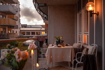 Balkong eller utsiktsbild