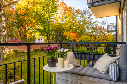 Balkong eller utsiktsbild