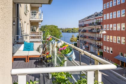 Balkong eller utsiktsbild